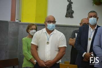 Solemne función religiosa en el templo de Lomo Magullo en honor de la Virgen de las Nieves/Francisco Javier Santana.